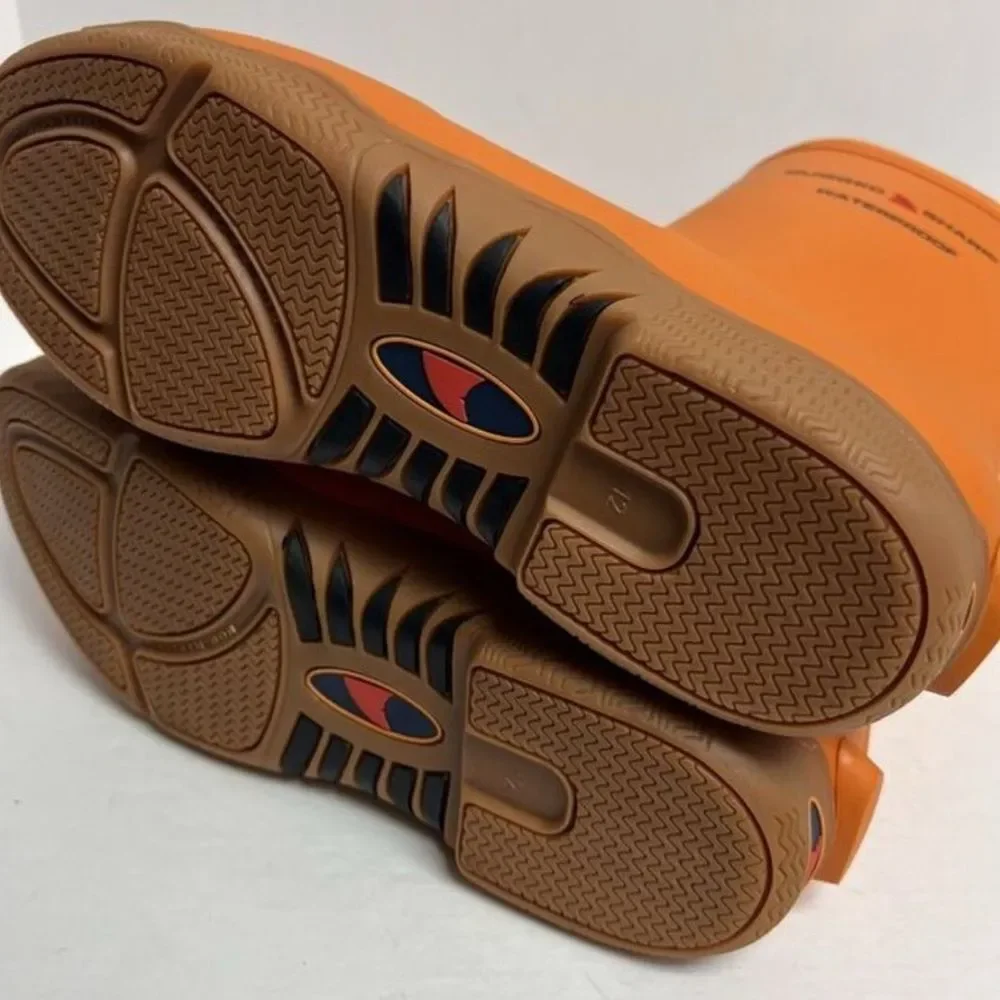 Rugged Shark Mens Great White Orange Boot Orange Men’s Size